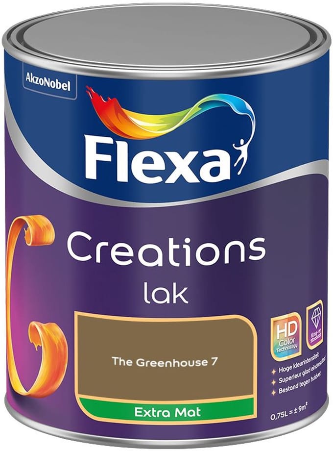 Flexa - Creations Lak Extra Mat - The Greenhouse 7 - Mengverf - 750 Ml