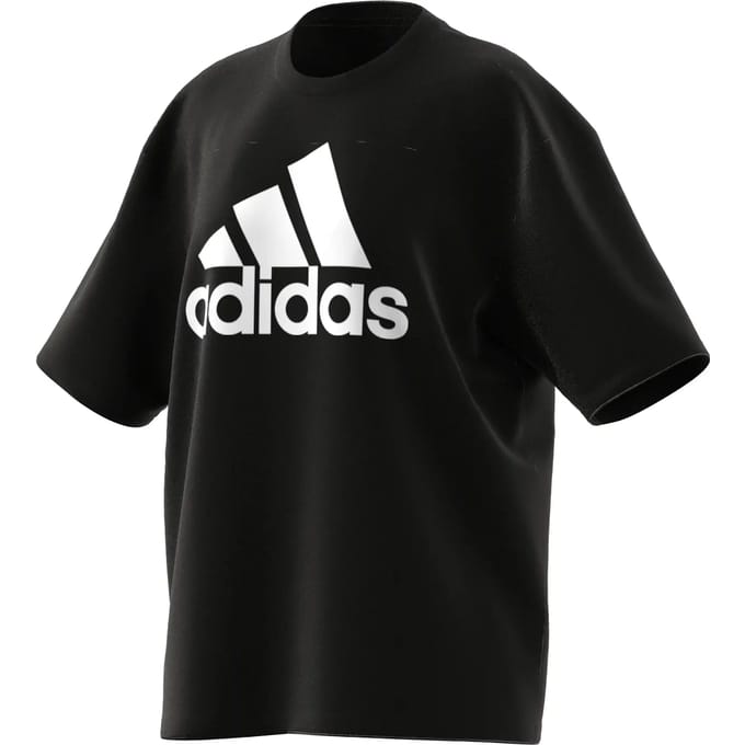 Dames-T-shirt met groot logo adidas Essentials Boyfriend
