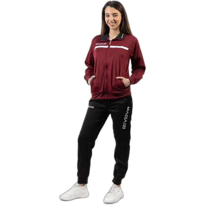 Fleece trainingspak met rits Givova One
