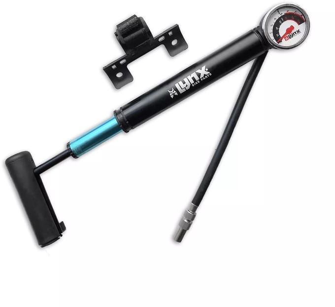Lynx Mini Fietspomp Hurricane - Voor alle ventielen - Met Manometer