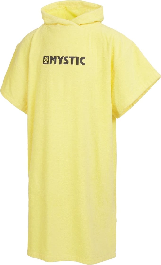 Mystic Regelmatig Wisselend Robe / Poncho - Pastel Yellow