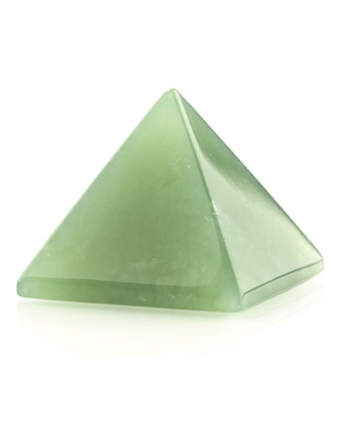 Jade Serpentijn edelsteen piramide 25 mm