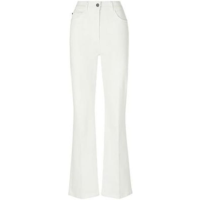 Jeans wijde pijpen Van BASLER wit