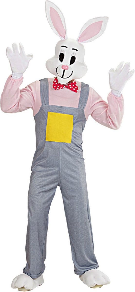 Mascotte konijn kostuum