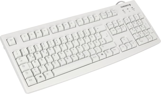 Duitse layout QWERTZ-toetsenbord, bedraad, compact en comfortabel toetsenbord