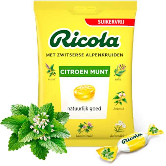 Citroen Munt keelpastilles suikervrij