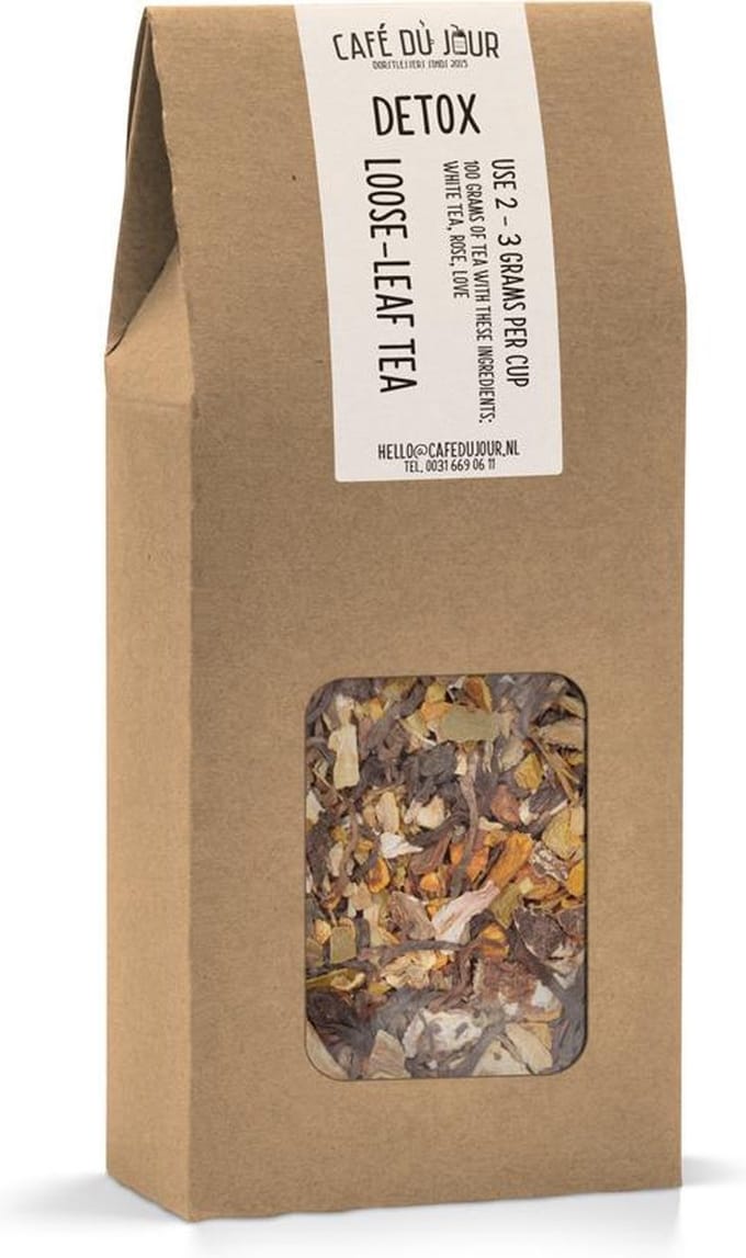 Detox - Pu-Erh thee 100 gram - Café du Jour losse thee