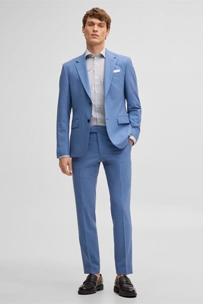 Modulaire jas Aidan, blauw