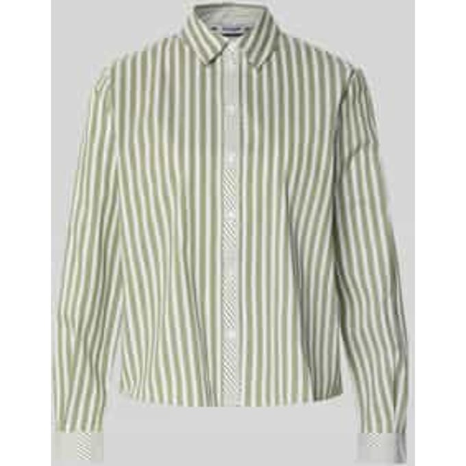 Overhemdblouse met knoopsluiting