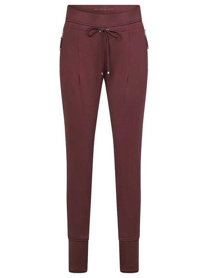 Broek model Candy O. Van Raffaello Rossi rood