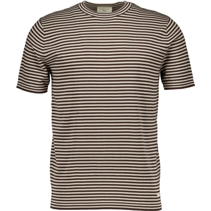 Seven Dials Weaving T-shirts Donkerbruin Sdl26106hu27