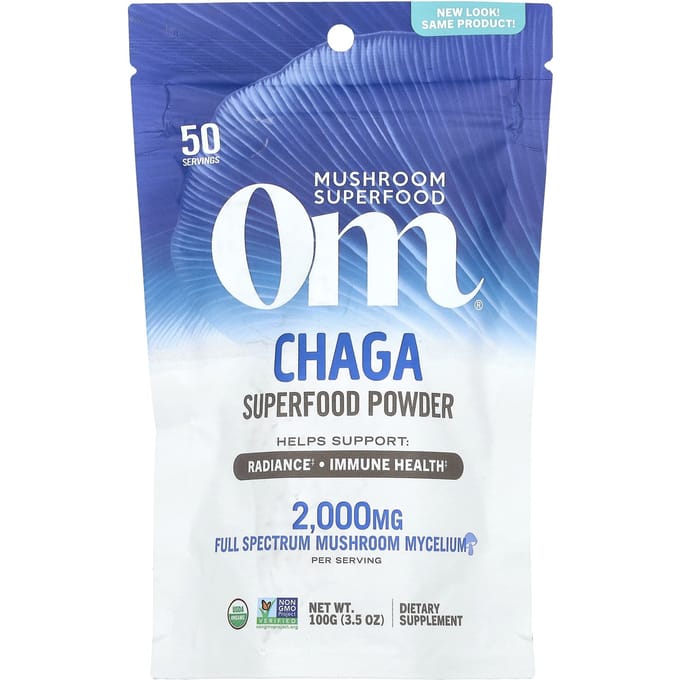 Superfood Poeder, Chaga Paddenstoel, 100G(3,5 oz)