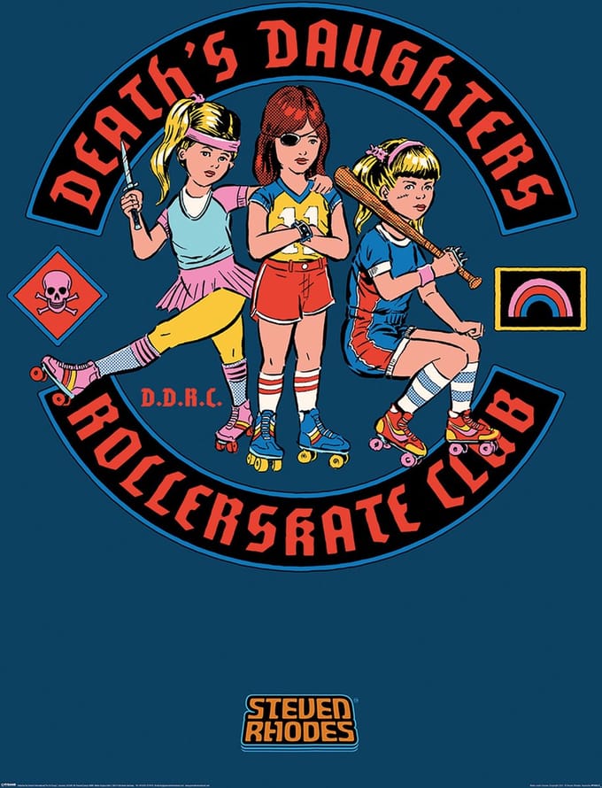 Steven Rhodes Death Daughters Poster 61x91.5cm