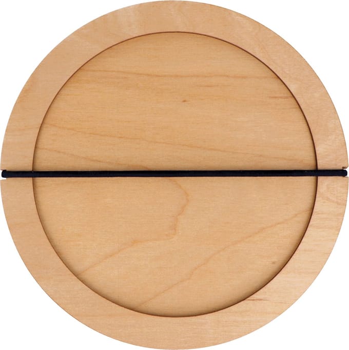 Artemio 16 cm rond houten macramé sjabloon