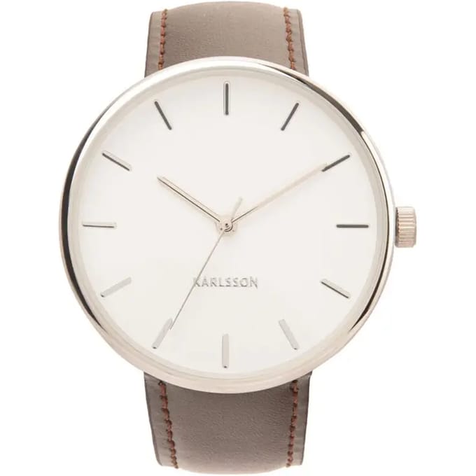 Karlsson Horloge Minimal - Wit - Ø4cm - Scandinavisch,Modern