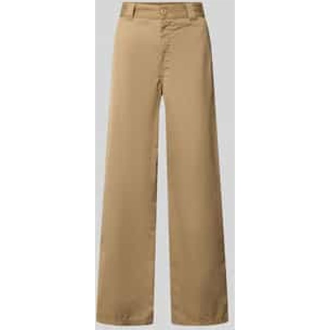 loose straight fit broek met steekzakken