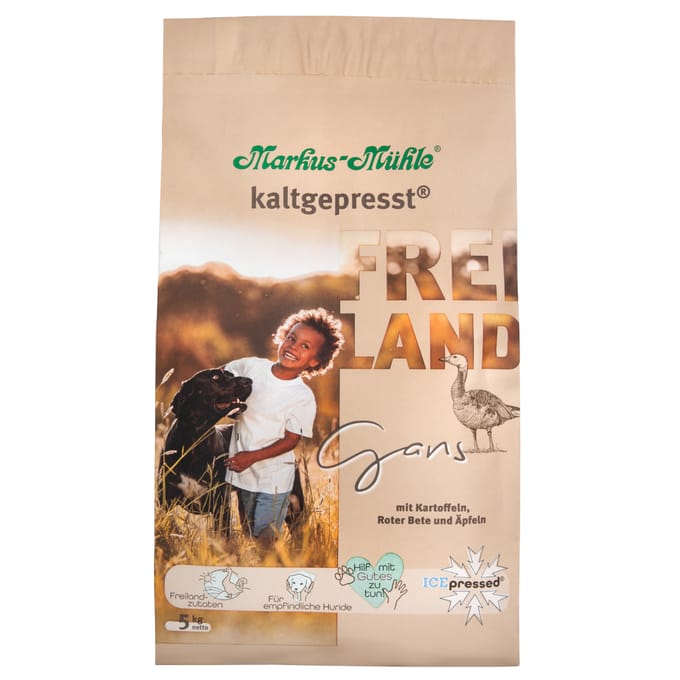 5kg Markus-Mühle scharrelgans droogvoer voor honden