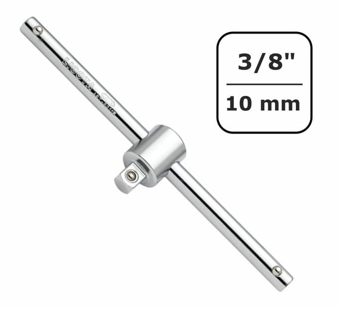 Glijgreep 3/8 inch, T-greep Gereedschap, CrV