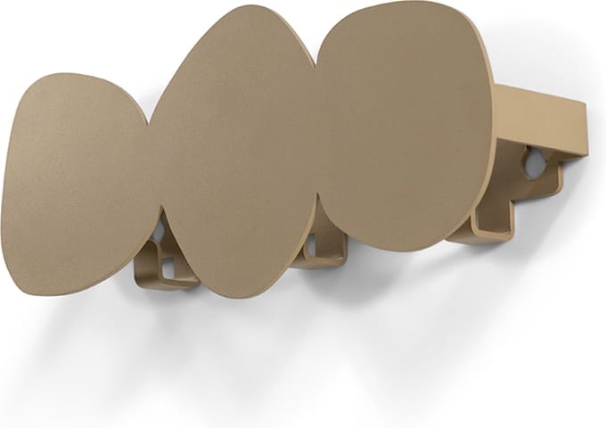 Spinder x Eva van de Ven kapstok Tumulo Small - Champagne - 3 haken - Staal