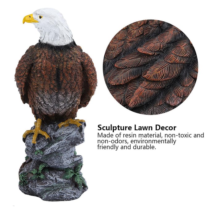 Hars Gesimuleerde Lieveheersbeestje Vorm Tuinbeeld Buiten Beeld Gazon Tuin Scène Decor brown