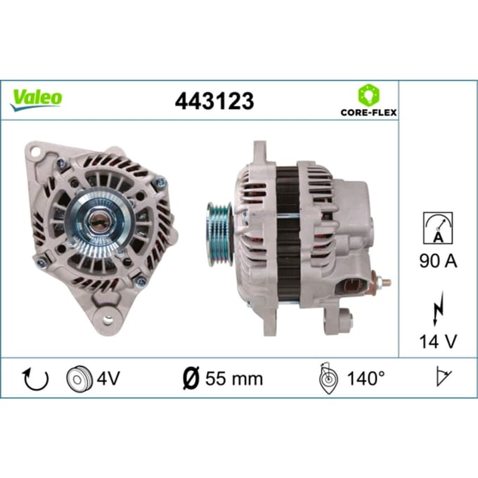 Driefasige generator VALEO 443123