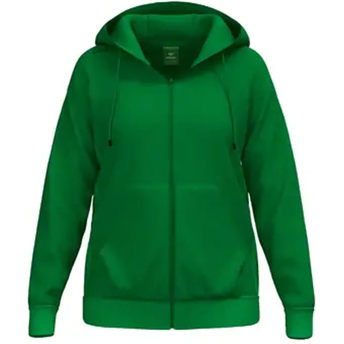 Erima Ts Sweatjack Met Capuchon Dames - Smaragd | Maat: 40