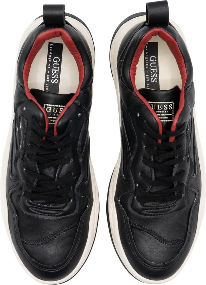 Guess Bassano - maat 44 - Heren Sneakers - Zwart