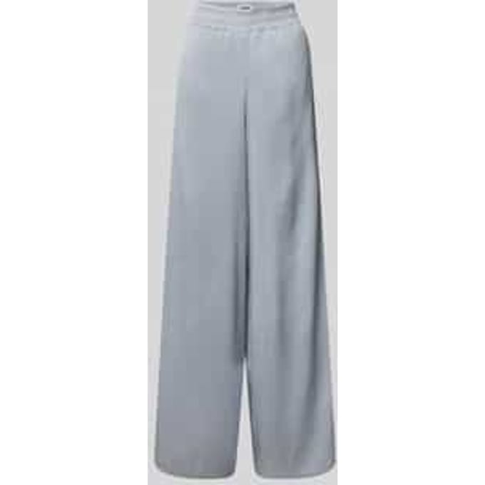 Broek met wijde pijpen en elastische band, model 'CEILING'
