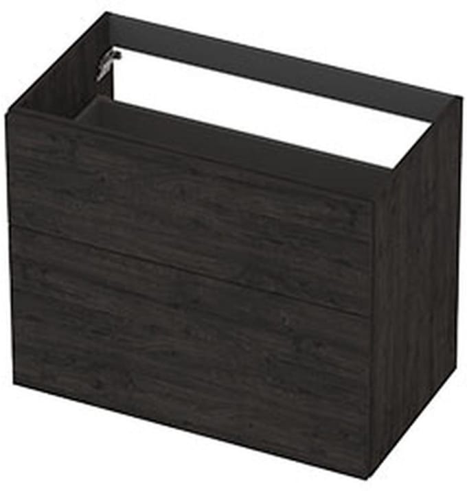 INK - Onderkast 2L A-sym Decor Tbv Grepen - 800x450x650 Mm - Houtskool Eiken