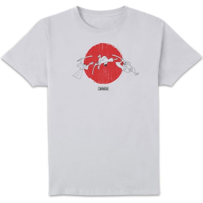 Samurai Jack Sunrise Men's T-Shirt - White - L