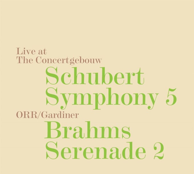 Orchestre Révolutionnaire Et Romantique, John Eliot Gardiner - Schubert: Symphony No. 5 | Brahms: Serenade 2 (CD)