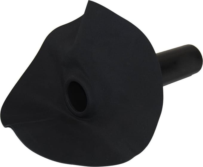 EPDM hemelwaterafvoer 75mm - 90 graden uitloop
