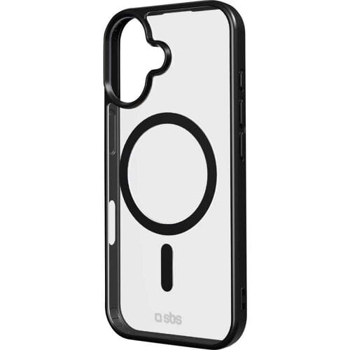 sbs mobile Cover Apple iPhone 17 Transparant, Zwart MagSafe compatible