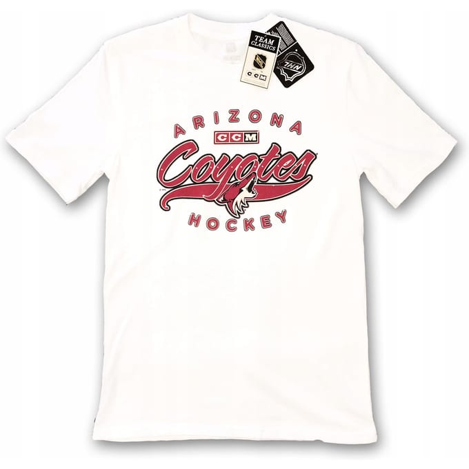 T-shirt Ccm Arizona Coyotes Hockey Nhl M white
