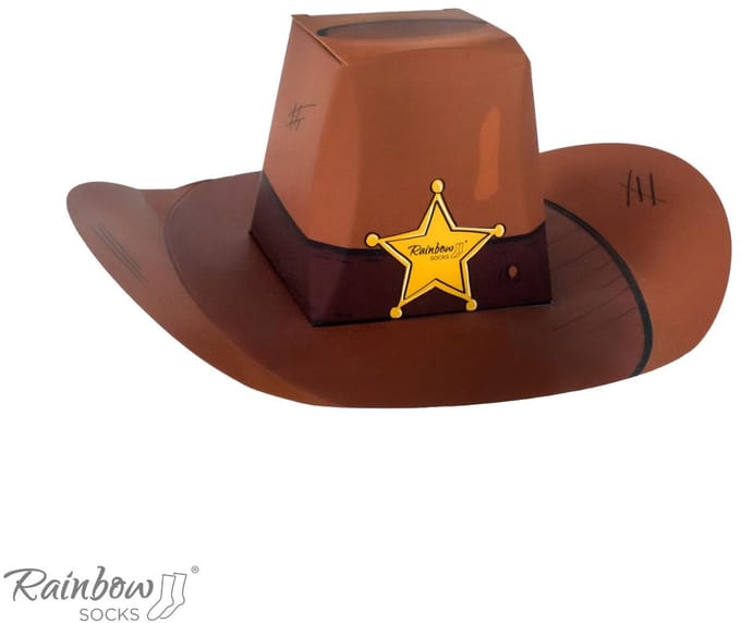 Rainbow Socks - Skarpetki Kapelusz Kowbojski - Dziki Zachód - 2 Pary