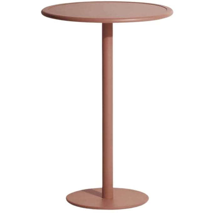 Petite Friture Week-End High Table - terracotta - rond