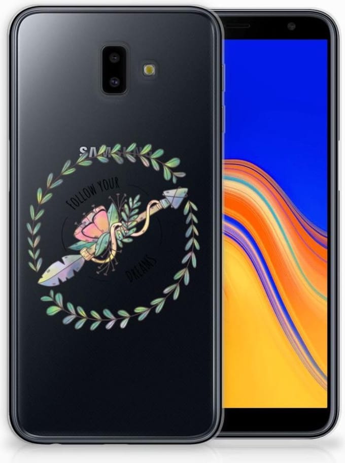 Samsung Galaxy J6 Plus (2018) Telefoonhoesje met Naam Boho Dreams