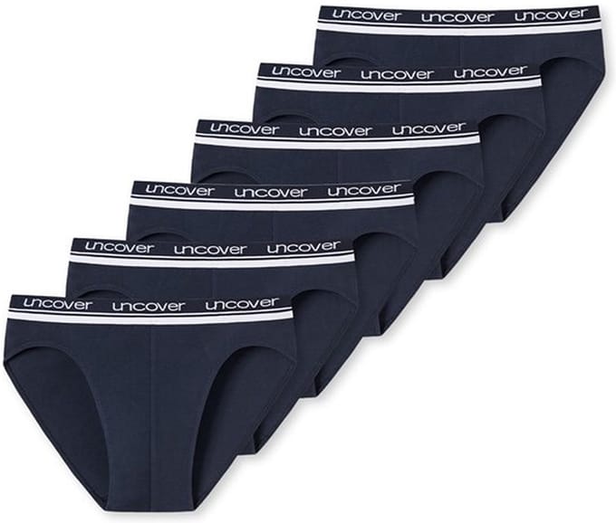 Schiesser Rio slips Uncover 6-pack blauw