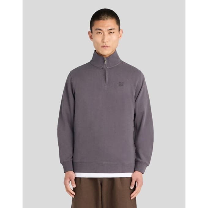 Lyle & Scott Superfine Quarter Zip Sweatshirt