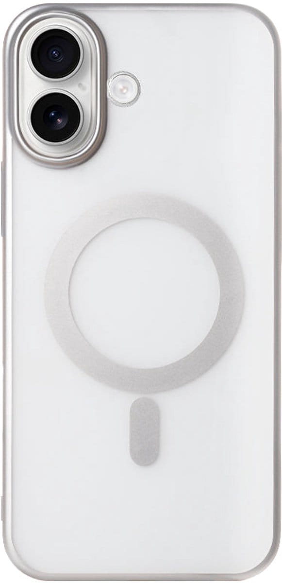 Rixus Instinct Mag Case For iPhone 16 Plus Silver