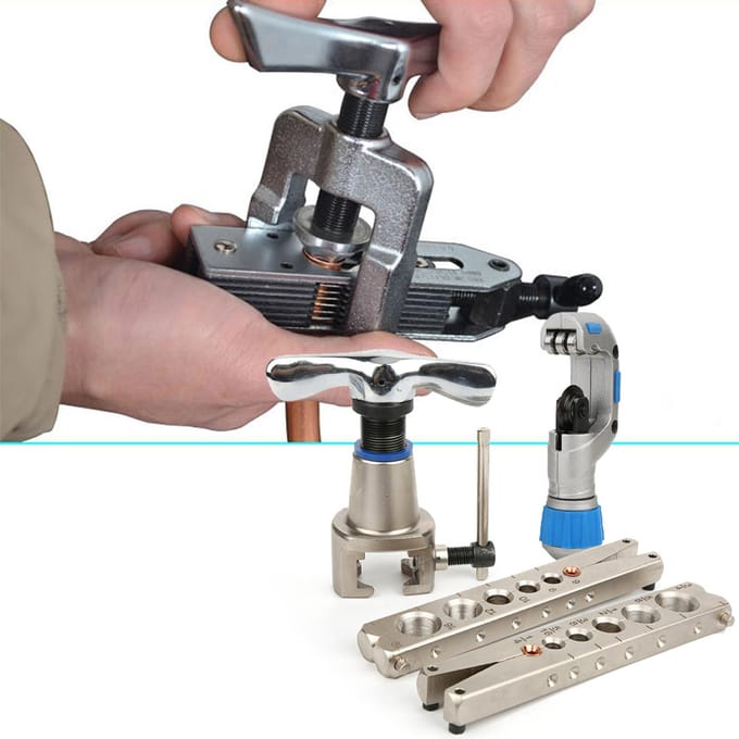 5-delige buisexpander set Arbeid?Besparing Pijp Flare Gereedschap Reparatie Accessoires CT?809 gray