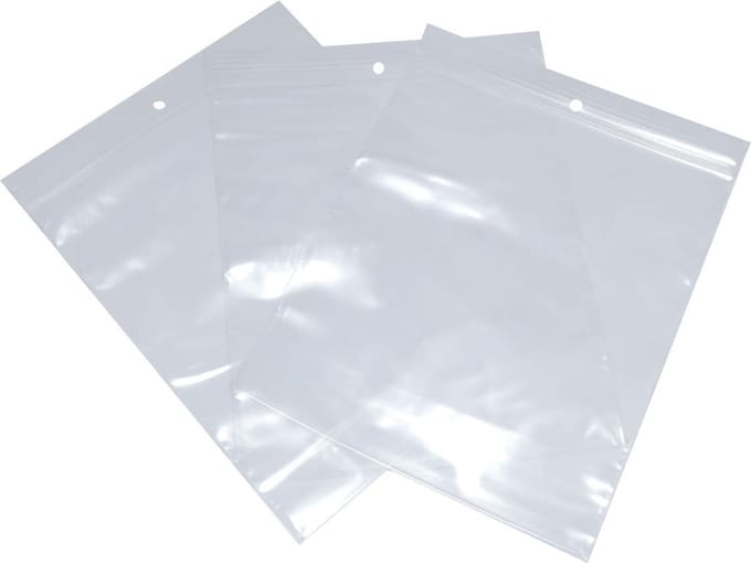 100 stuks - Gripseal - gripzak transparant - 230 mm – 320 mm