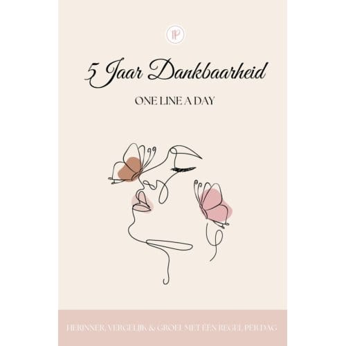 Dankbaarheidsdagboek 5 Jaar Dankbaarheid - Dagboek Volwassenen - Gratitude Journal Notebook - Notitieboek Journaling