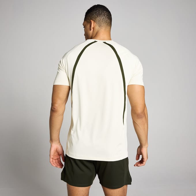 MP Heren Tempo Panel T-Shirt - Beige - S