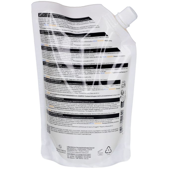 KELUAL SQUANORM Hydraterende anti-roos shampoo navulling 400ml