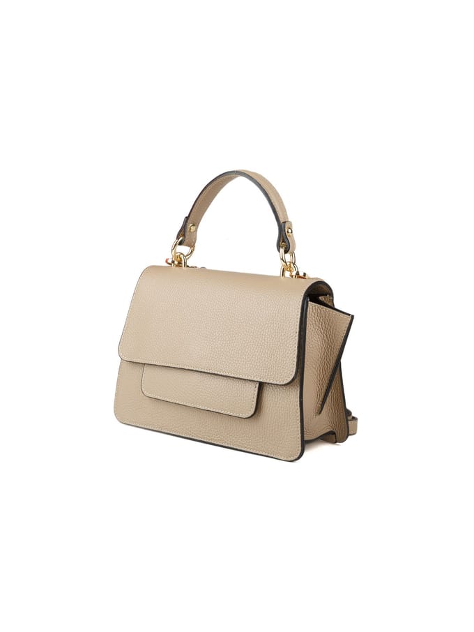 Giulia Monti Schoudertas Grijs Beige