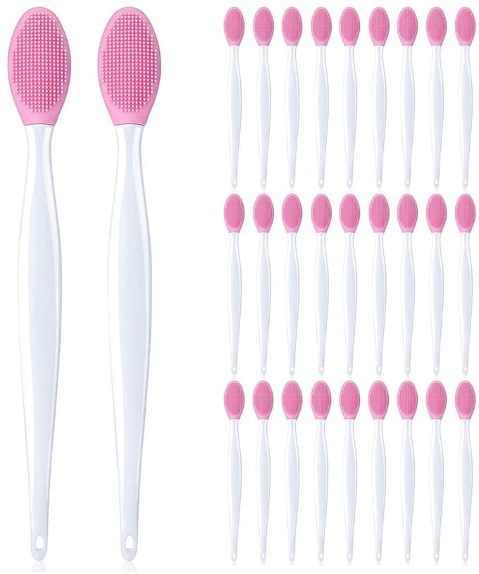 Allecto - Siliconen Exfoliërende Lip Borstel - Dubbelzijdig - Zachte