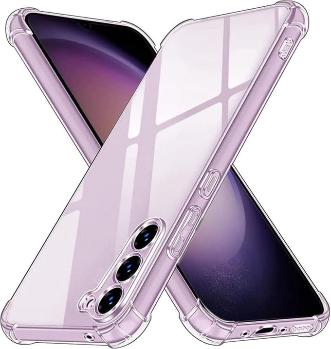 Shock proof Hoesje Geschikt voor: Samsung Galaxy S23 Plus - Anti -Shock Silicone - Transparant