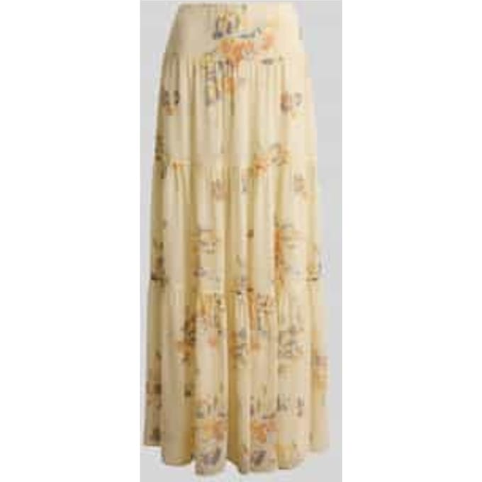 Maxirok van chiffon model 'PAULINDA MAX'