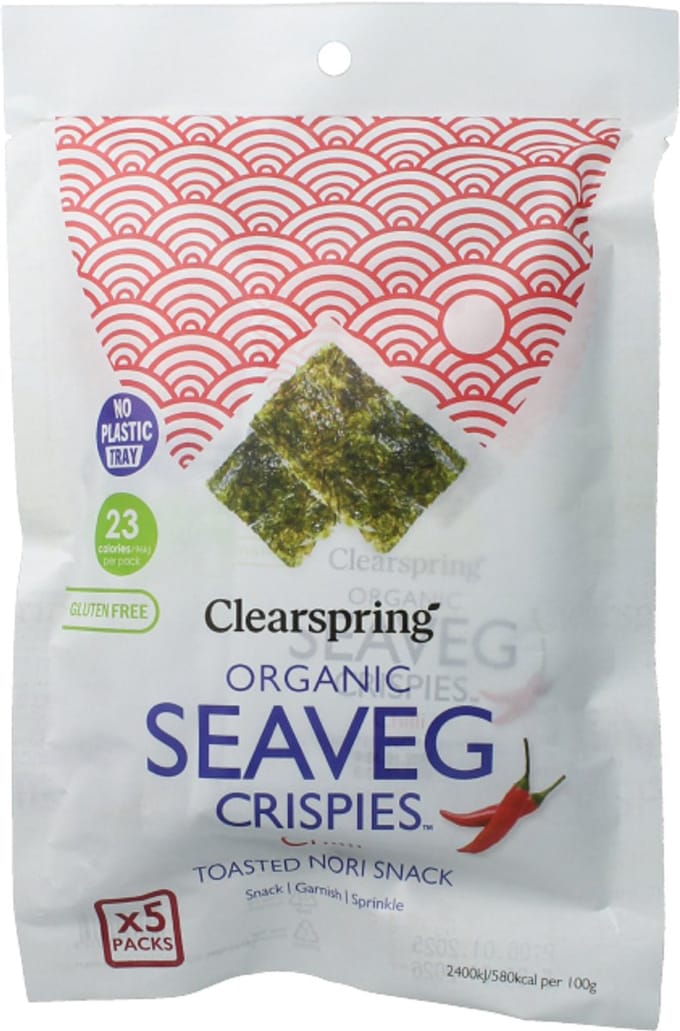 Clearspring Seaveg - crispies chilli multipack bio 20 Gram